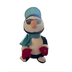 Gemmy Animated Hip Hop Rap Gangster Penguin Plush Stuffed Animal Toy